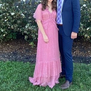 Doen maxi pink dress